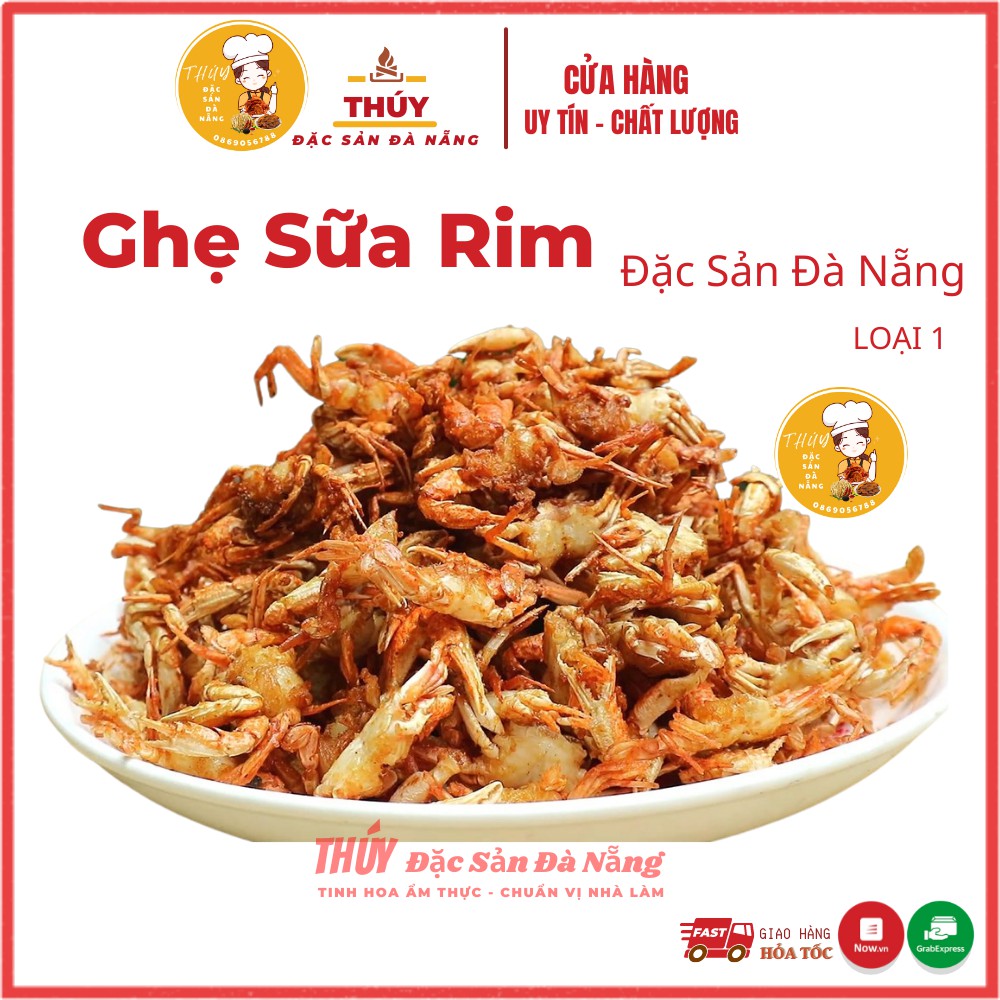 Ghẹ sữa rim Đà Nẵng hũ pet cao cấp gia vị vừa ăn, giòn tan nhiều canxi