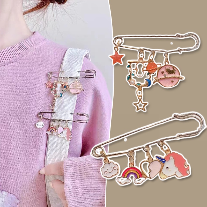 Ghim cài thu nhỏ lưng quần/áo cardigan xinh xắn tiện dụng 2022
