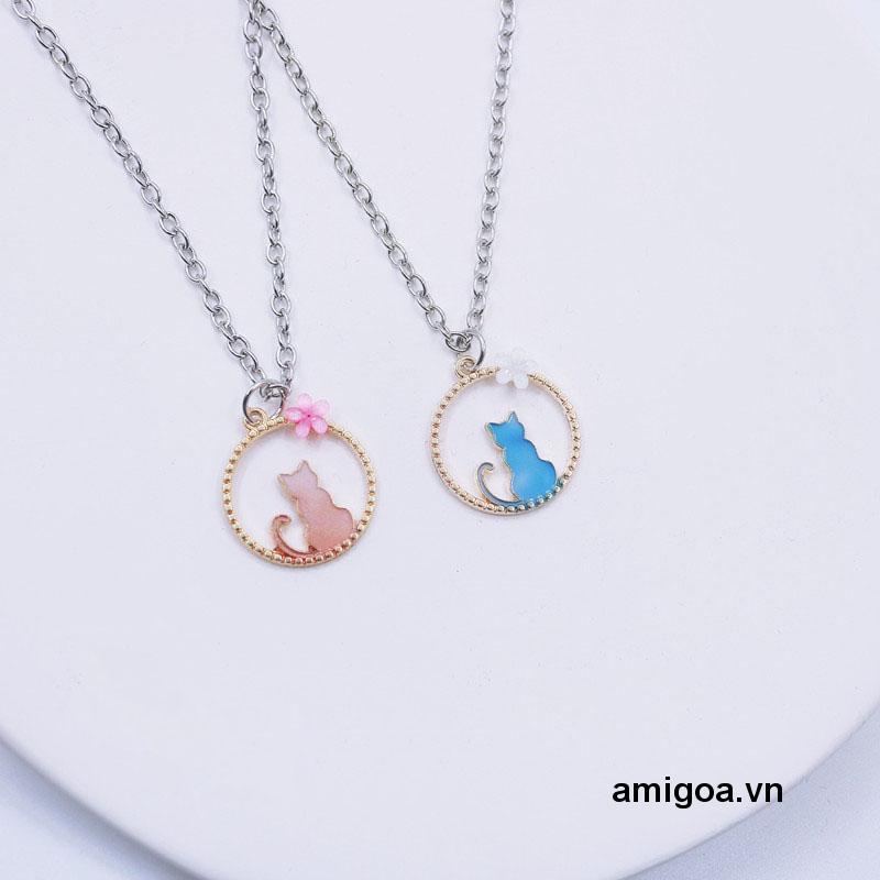 ✨✨Vòng cổ Mặt Hình Mèo Phong Cách Hàn Quốc Đơn Giản Ngọt Ngào Cho Nữ