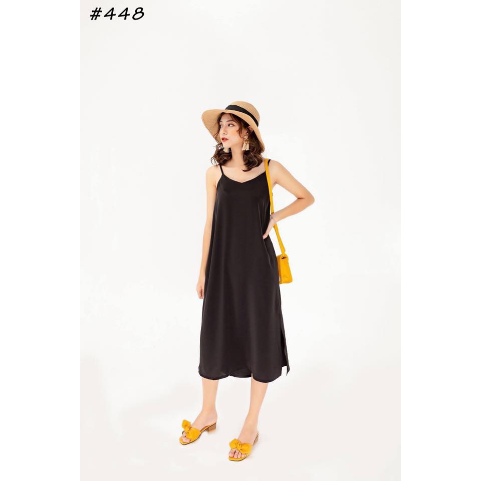 ĐẦM 2 DÂY NHIỀU MÀU CHẤT LỤA MỀM MỊN PHONG CÁCH [KÈM ẢNH THẬT]