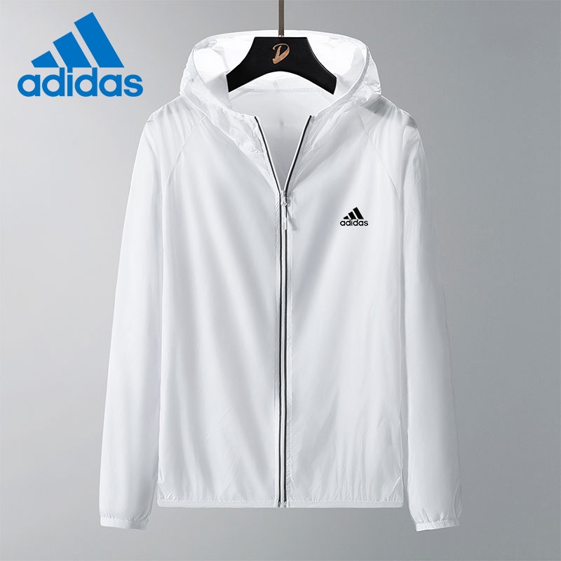 Adidas Áo Khoác Gió Màu Trơn Siêu Nhẹ Nhanh Khô Chống Tia UV Thời Trang 2022 Cho Nam Và Nữ