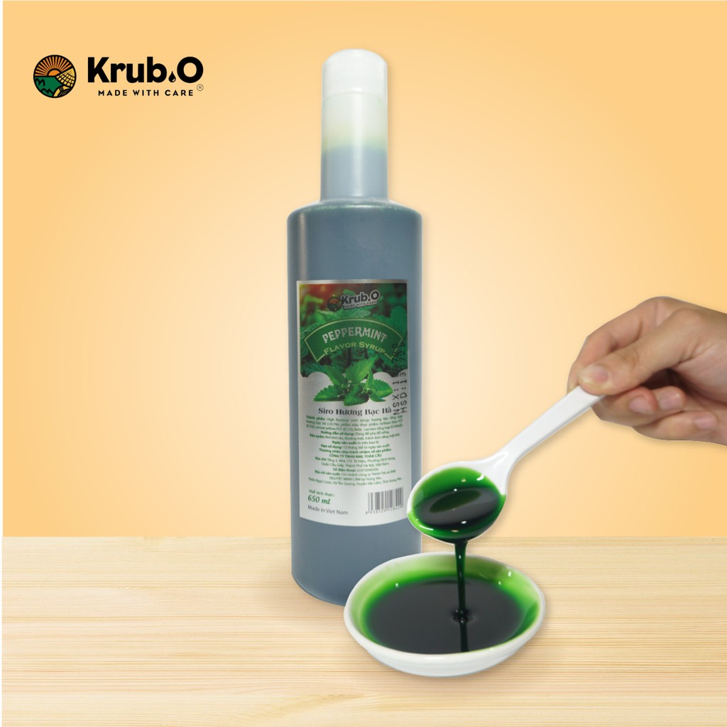 Đường Bạc Hà Krub.O - 650ml