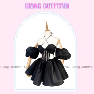 [GIANGDESIGN] Đầm Corset xoè tay phồng | SECODRESS