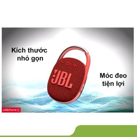 FREESHIP TOÀN QUỐC-Loa JBL Clip 4  5.1  Mini Clip4-Chống Nước IP67 Di Động Có Móc-BH 24 THÁNG @