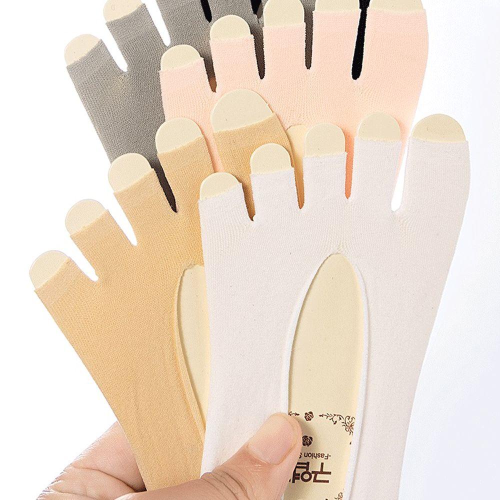 Vớ Không Ngón Màu Sắc Đơn Giản Thoải Mái Phong Cách Harajuku Cho Nữ