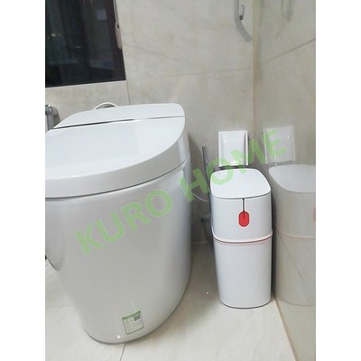 Thùng rác thông minh tự động đóng gói rút dây Joybos 11L - Dùng cho nhà bếp, nhà vệ sinh KuroHome