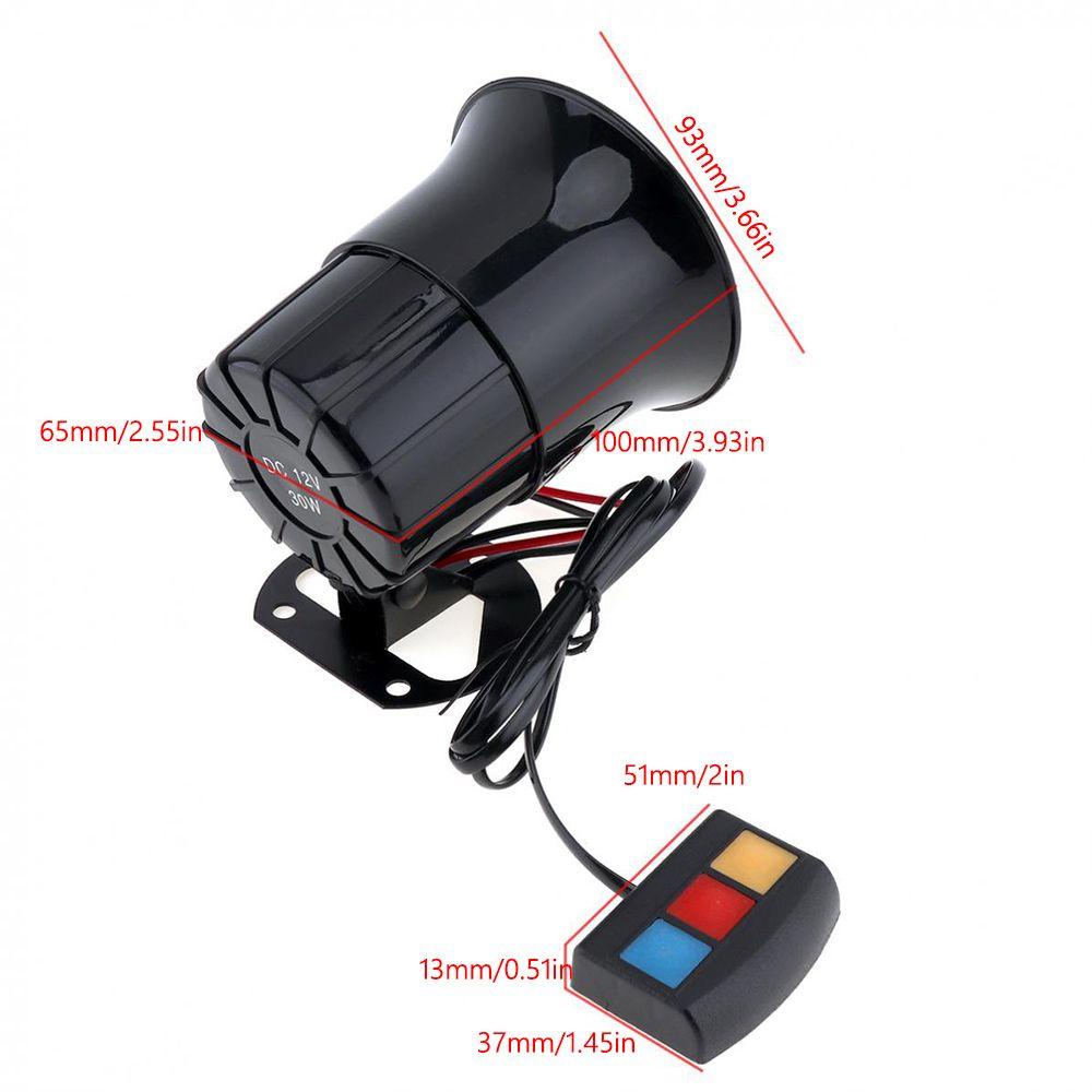 Loa Âm Thanh Khẩn Cấp 3 Tông 12V 30W Chuyên Dụng Cho Xe Hơi Megaphone 3