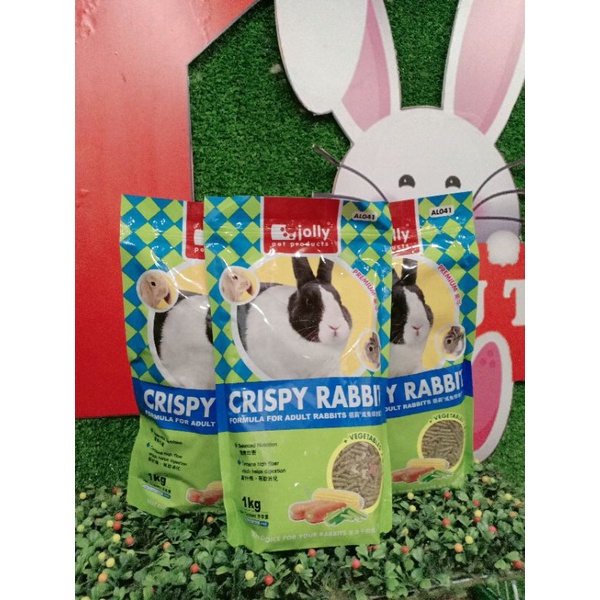 Crispy Rabbit : Thức ăn viên nén cỏ và rau củ quả cho thỏ