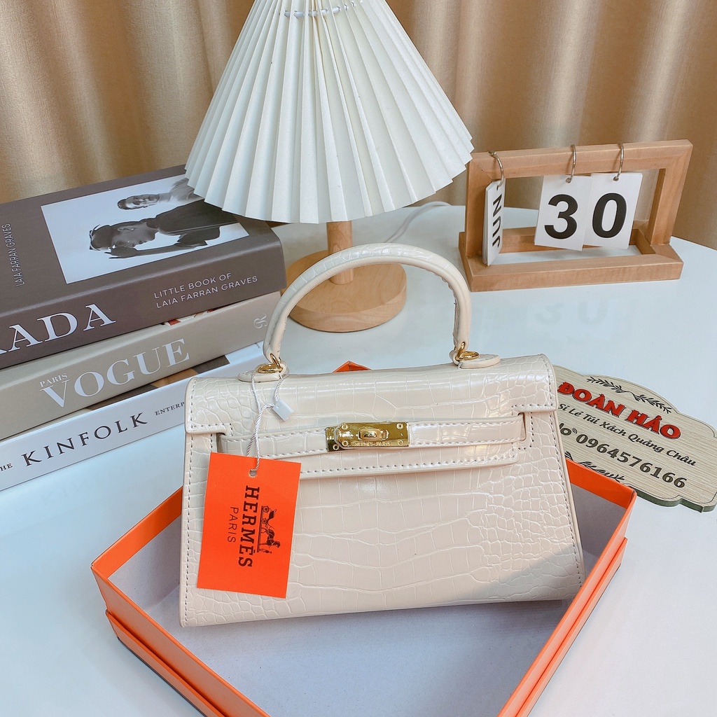 Túi Xách Nữ Hm Da Rắn Bóng Size 19,20 Cm Hàng Cao Cấp Fullbox Đeo Chéo Đeo Kẹp Nách Tặng Kèm khă