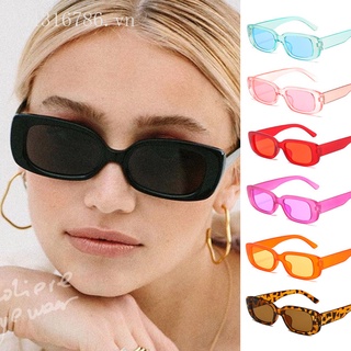 Kính mát gọng vuông nhỏ trong suốt nhiều màu thời trang cổ điển dành cho nữ