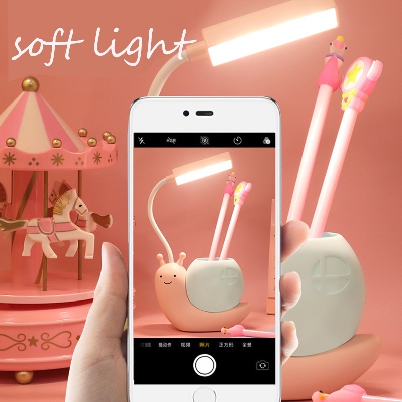 Đèn Led Để Bàn Hình Ốc Sên Dễ Thương Bảo Vệ Mắt