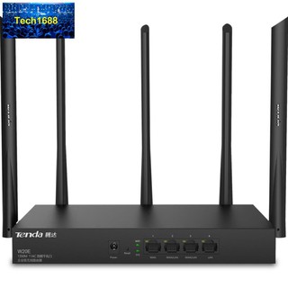 Bộ phát WIFI Tenda w20e, w18e, w15e ac13500Mps mạng doanh nghiệp 100 user - vùng phủ sóng 600m2 - nhập khẩu