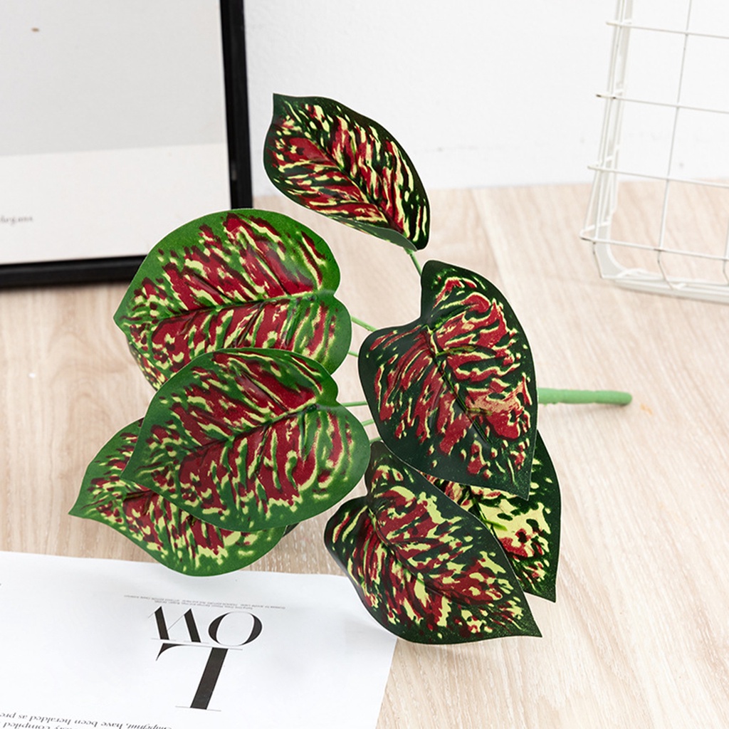 1 Nhánh Cây Nhựa Nhân Tạo Sống Động Nhiều Màu Sắc Trang Trí Nhà Cửa DIY