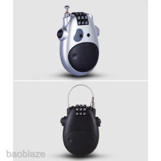 [BAOBLAZE] Universal Helmet 3 Digit Password Code Lock Cable Rope Suitcase Car Bike Safety