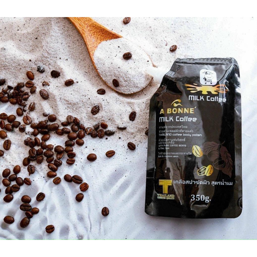 Muối Tắm Sữa Bò Tẩy Tế Bào Chết A Bonne Spa Milk Coffee 350g
