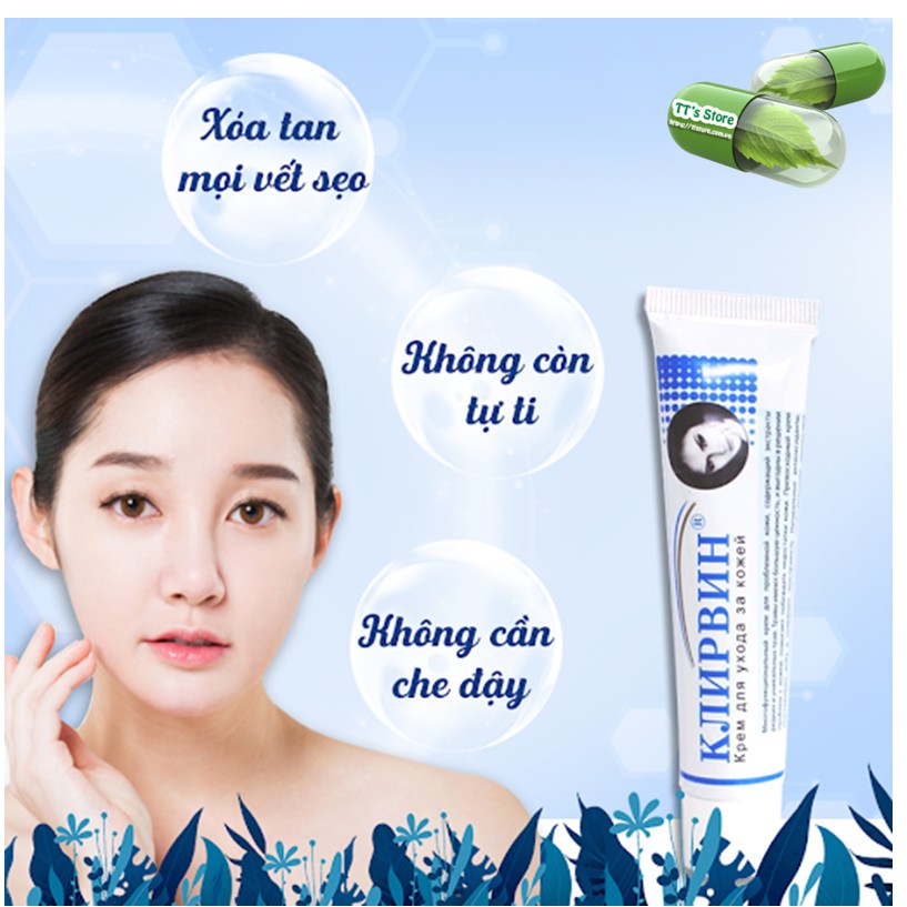 Kem mờ sẹo, rạn da Klirvin Nga 25g