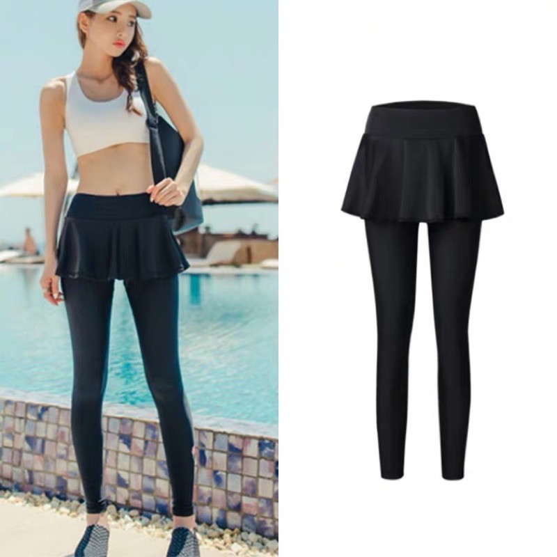 Quần bơi nữ dài dạng váy (lẻ) - Hàng nhập khẩu