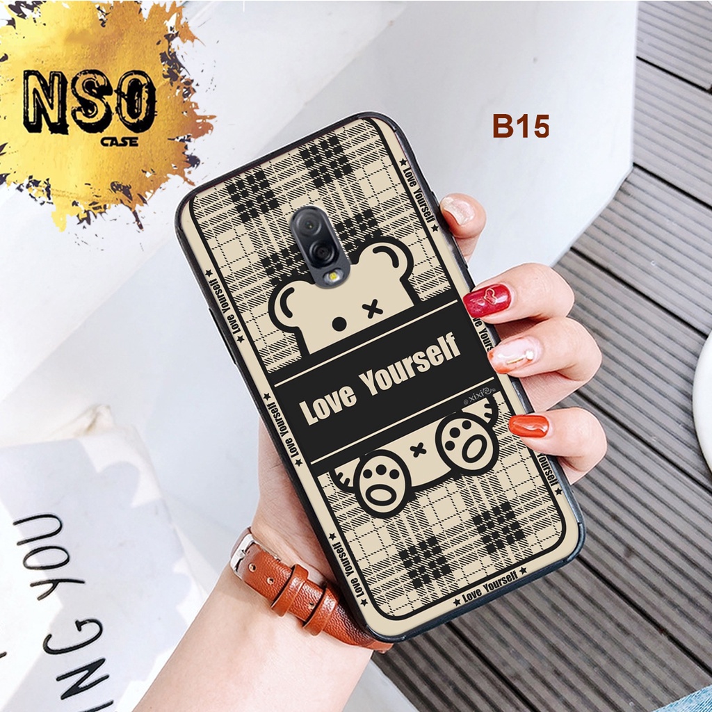 Ốp Samsung J7 Pro - Samsung J7 Plus In Hình Gấu Siêu Đáng Yêu Cute