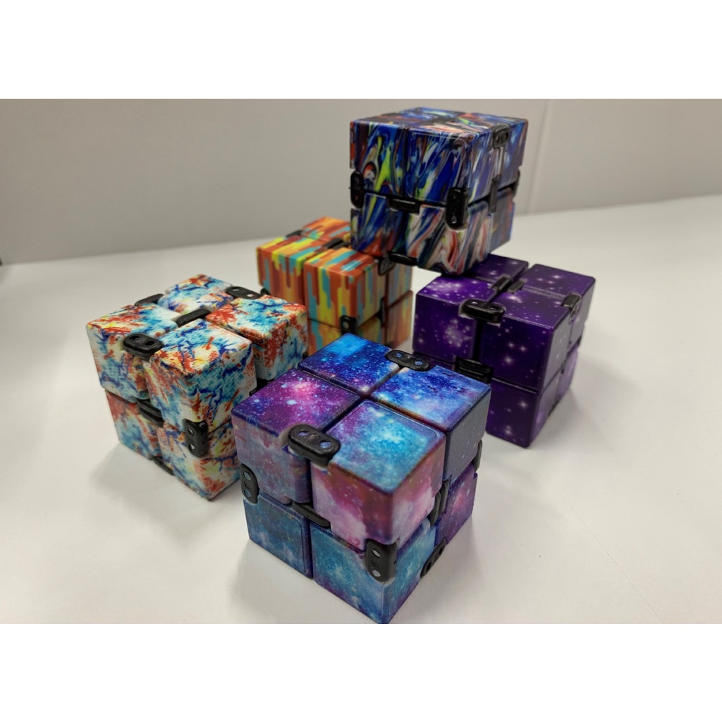 ❂✇Cross-Border Infinite Rubik s Cube Giải nén không giới hạn Đồ chơi II có sẵn trong kho cung cấp bầu trời đầy sao in UV