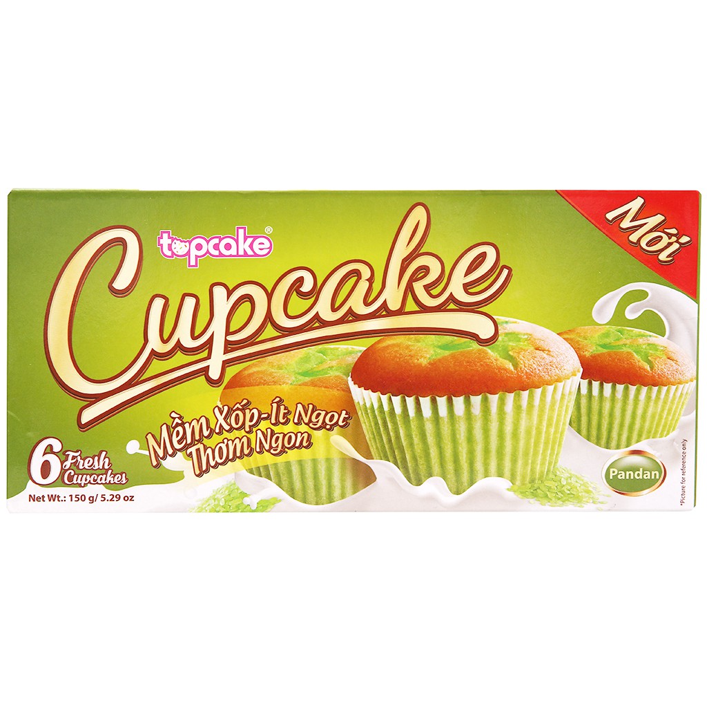 Bánh cupcake cao cấp CUPCAKE – Hương Cốm (Hộp 150g)