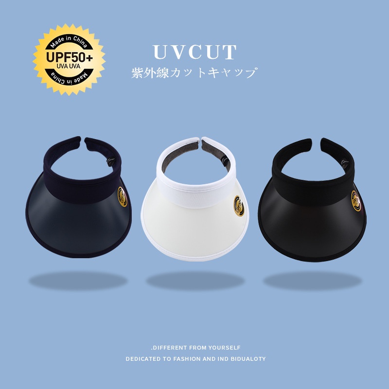 Mũ lưỡi trai nửa đầu chống nắng chống tia UV UPF50 phong cách Hàn Quốc thời trang, mũ chống tia cực tím ngoài trời