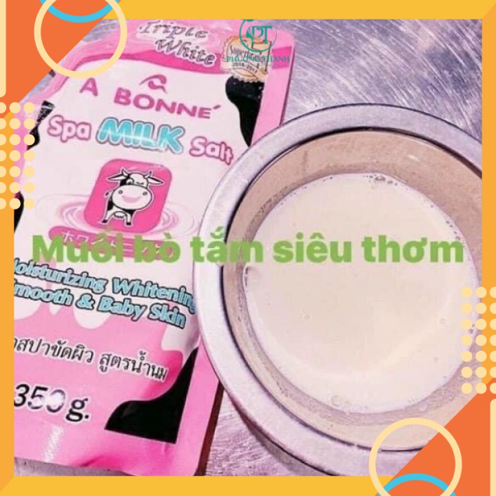 Muối bò tắm tẩy tế bào chết body abone Thái Lan hương sữa tươi (350g) | BigBuy360 - bigbuy360.vn