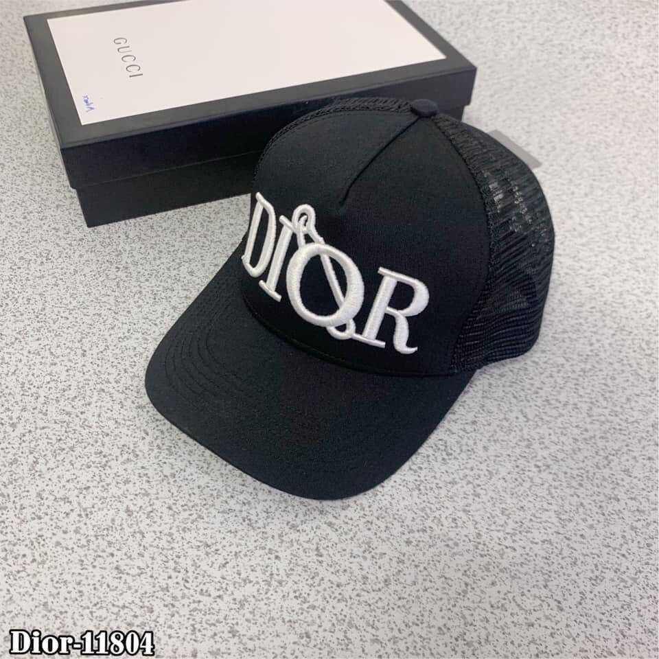 Mũ Lưỡi Trai Dior Thêu Chữ Nổi Phối Gáy Lưới Cực Chất - Có Kèm Hộp