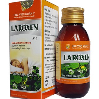 [Chính Hãng] Siro Thảo Dược LAROXEN - Học Viện Quân Y - Giúp Ngủ Sâu Giấc