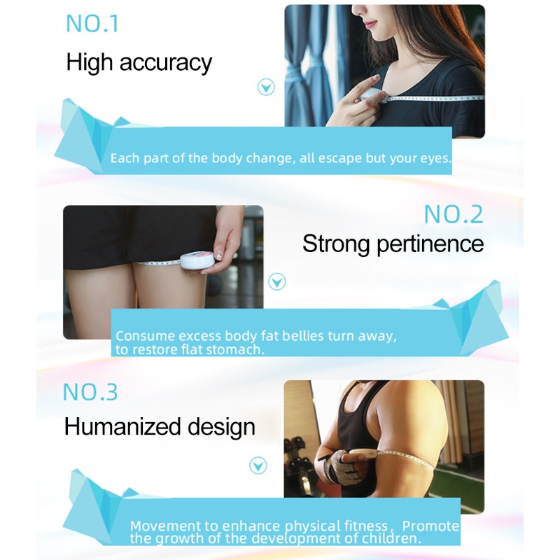 Pcf * 1 Cuộn Băng Quấn Eo Kỹ Thuật Số Có Thước Đo