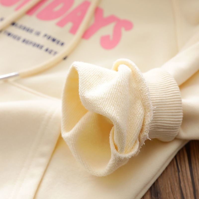 Áo hoodie dáng rộng phong cách Hàn Quốc cho bé gái