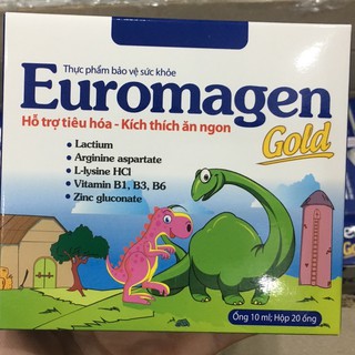 Euromagen hỗ trợ tiêu hóa giúp bé ăn ngon hộp 20 ống