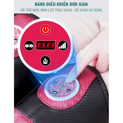 Máy massage Rung Nóng điều trị đau nhức đầu gối, bắp chân, đùi cao cấp YIJIA YJ-908L - Pin sạc - HÀNG CHÍNH HÃNG