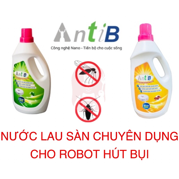 Nước lau sàn chuyên dụng cho Robot lau nhà - Hương Chanh và Quế 1L - AntiB