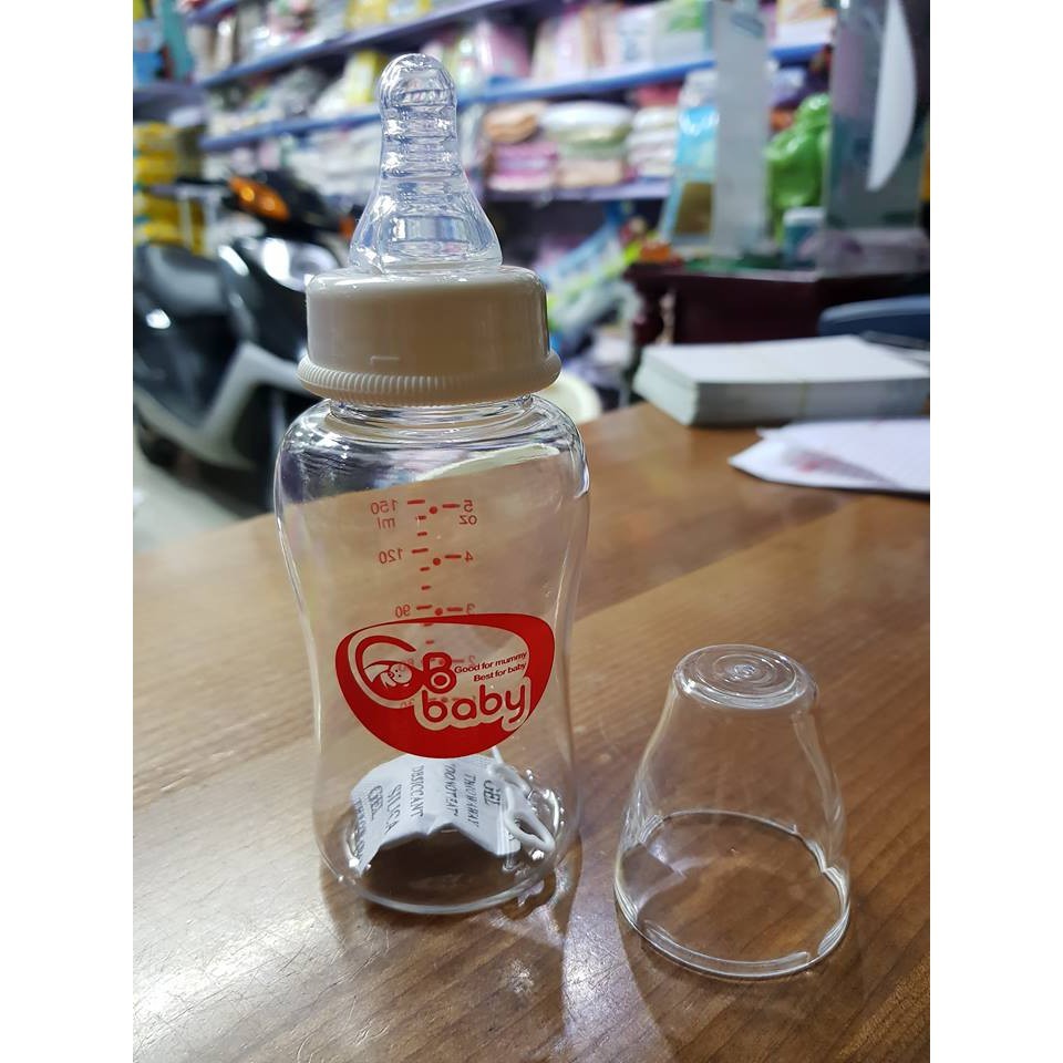 Bình sữa cổ hẹp GB Baby Hàn Quốc 150ml 250ml - Núm Ty