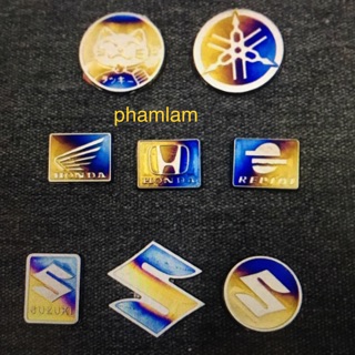 Tem titan Logo titan Mèo thần tài_honda_yamaha