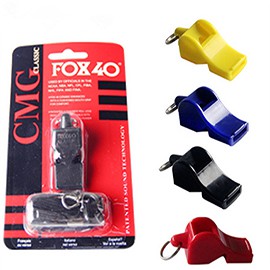 Còi Fox 40 còi trọng tài nhựa có dây đeo cổ tiếng đanh rõ