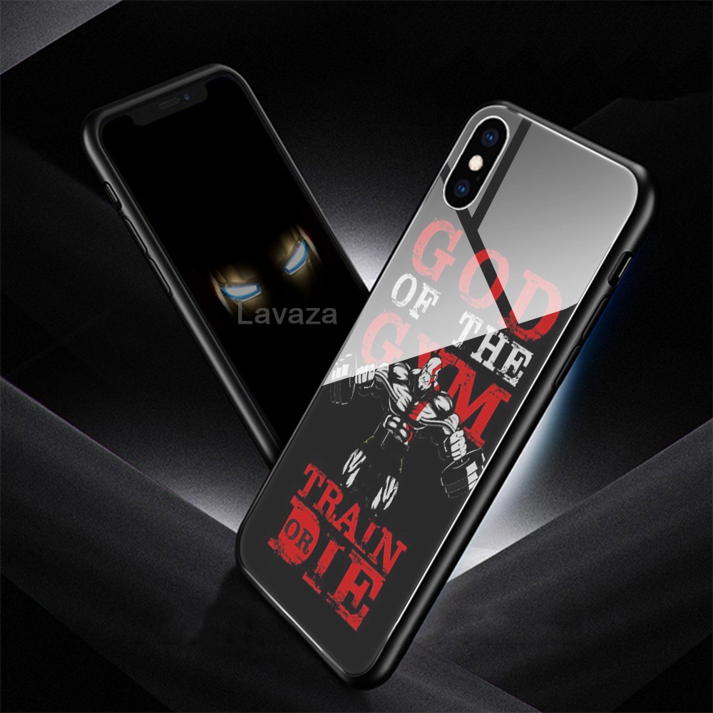 Ốp Điện Thoại Mặt Kính Hình Kratos God Of War 4 286b Cho Iphone 12 Mini 11 Pro Xr Xs Max