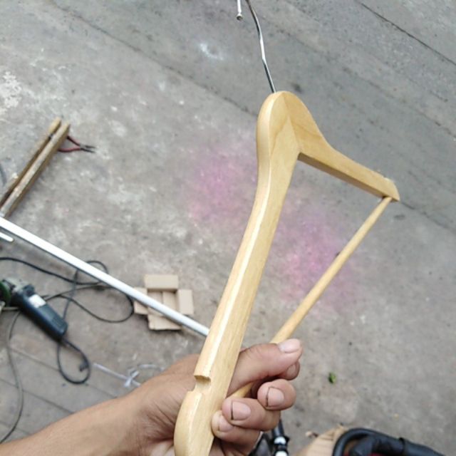 Combo 100 móc áo gỗ có thanh ngang