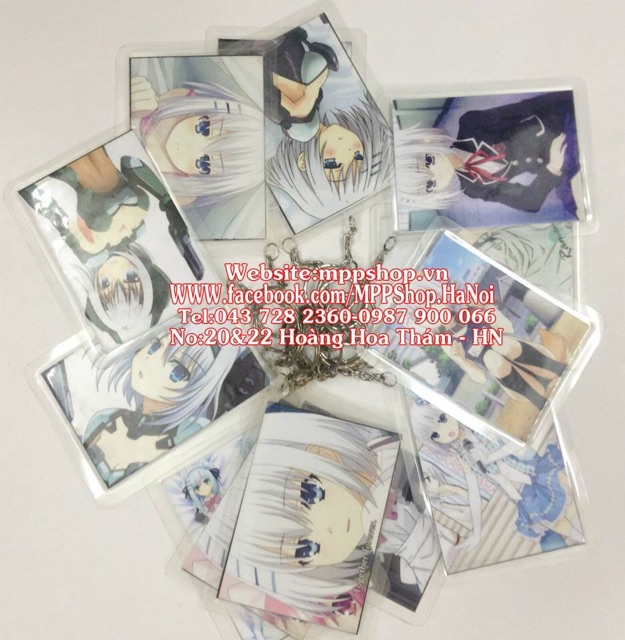 Móc khoá datealive sét 5c mẫu ngẫu nhiên