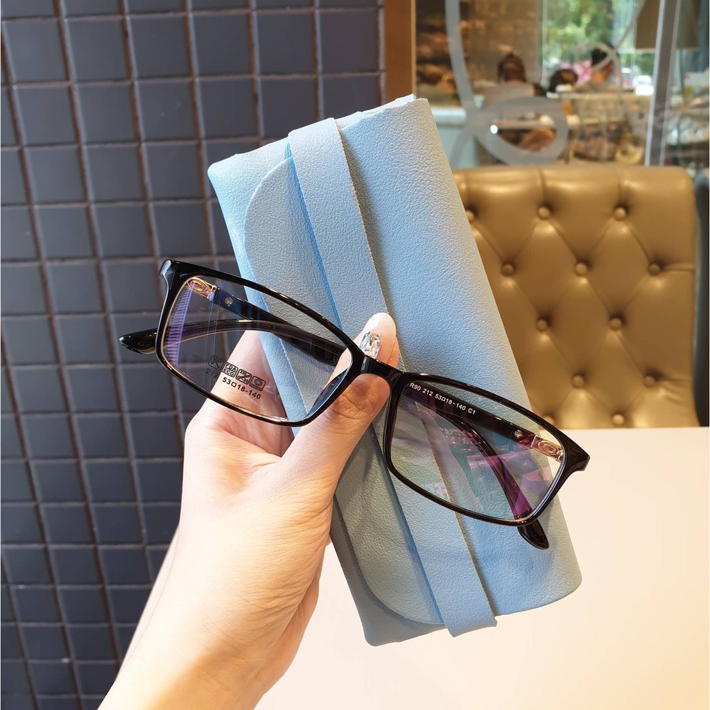 Cắt kính mắt cận-loạn [Gọng kính Hàn Quốc] Gọng kính nam nữ mắt vuông dẻo nhỏ gọn 212 | BigBuy360 - bigbuy360.vn