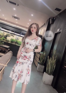 Đầm hoa đuôi cá