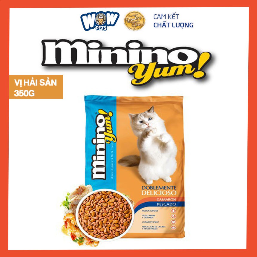 [E006] Thức ăn khô dành cho mèo Minino, wowpets Thức ăn hạt cho mèo