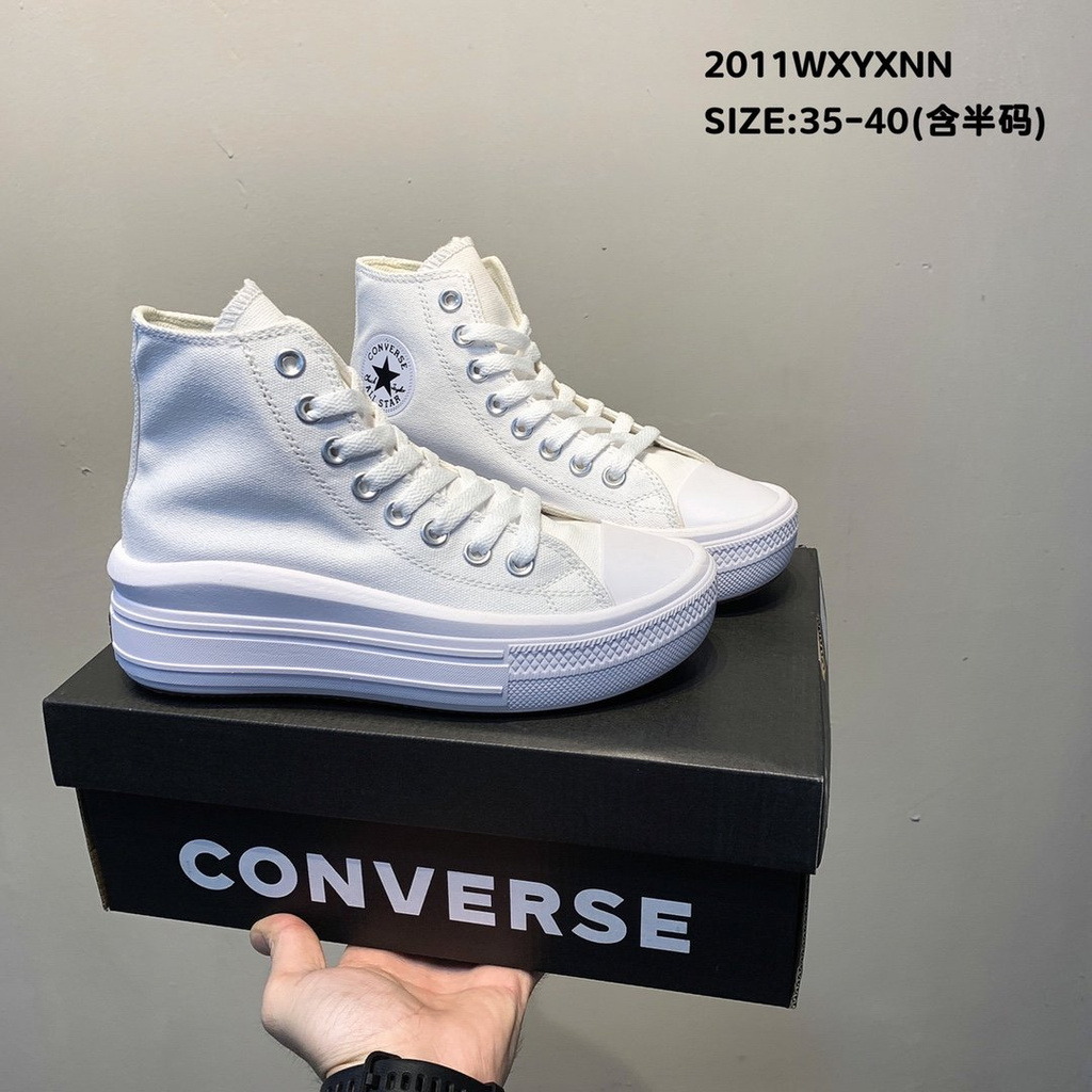 Giày Thể Thao Converse All Star Đế Dày Tăng Chiều Cao Thời Trang 2011wxytis