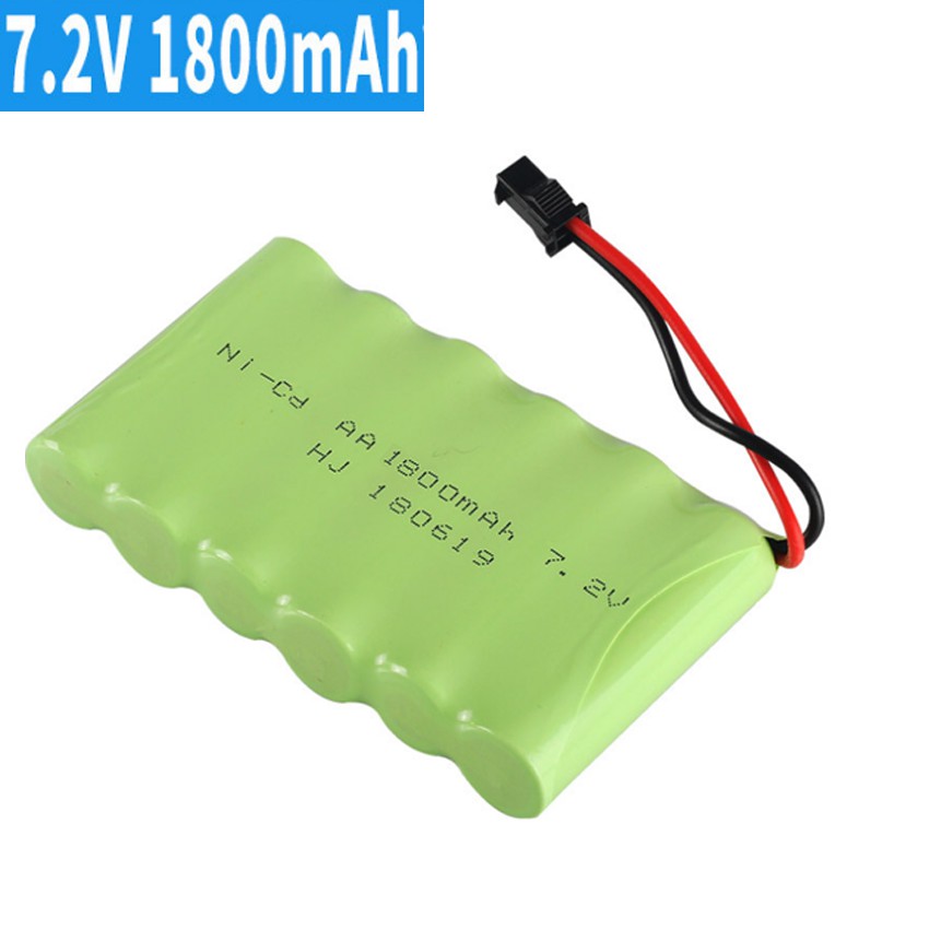 Pin 7.2v 1800mah cho xe điều khiển từ xa