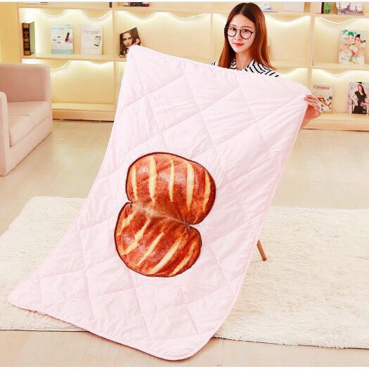 Chăn gối ngủ văn phòng 3 in 1 Gối 3D nhiều hình  _MOMOMART