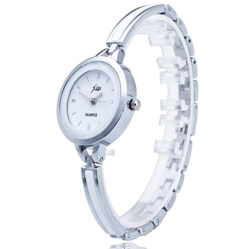 Đồng Hồ Nữ Dây Kim Loại Mặt Tròn Thời Trang Giá Rẻ Đồng Hồ Quartz Đông Hồ Học Sinh Sinh Viên