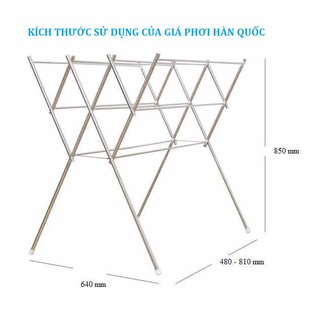 Giàn phơi đồ đa năng nhập khẩu Hàn Quốc