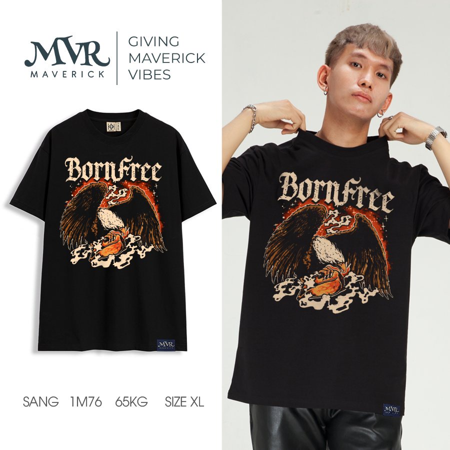 Áo thun nam phông nữ sinh ra tự do unisex big size phong cách tay lỡ localbrand MVR BB4325