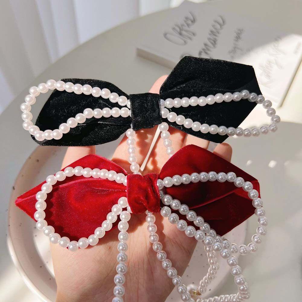 Kẹp Tóc Nơ WMES15H Thời Trang Hàn Quốc Dành Cho Nữ