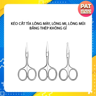 Kéo cắt tỉa lông mày/ lông mi/ lông mũi bằng thép không gỉ #k3